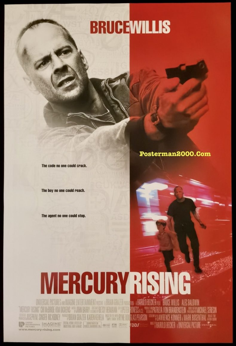 Mercury Rising คนอึดมหากาฬผ่ารหัสนรก (แบบที่ 2) – Posterman 2000