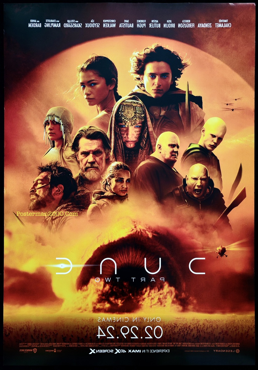 Dune: Part Two ดูน ภาค 2 (แบบที่ 8-โรงหนัง 4DX / SCREEN X) – Posterman 2000