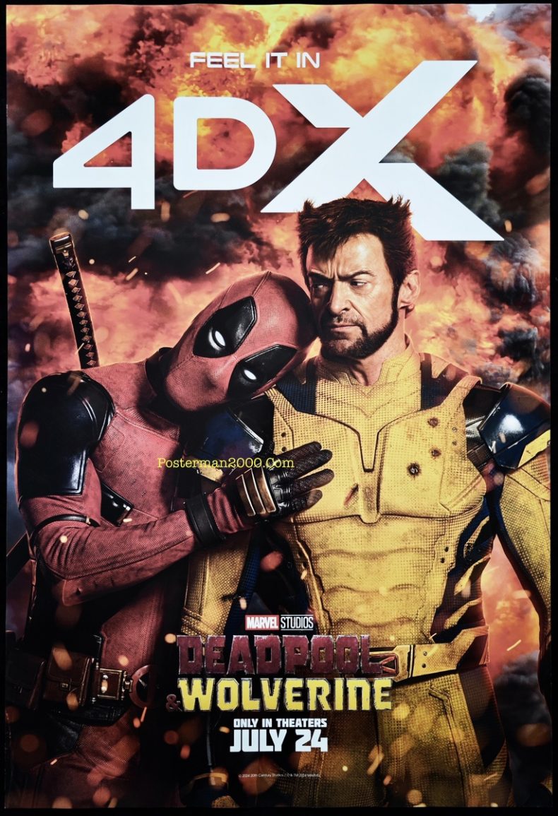 Deadpool & Wolverine เดดพูล & วูล์ฟเวอรีน (แบบที่ 3) – Posterman 2000