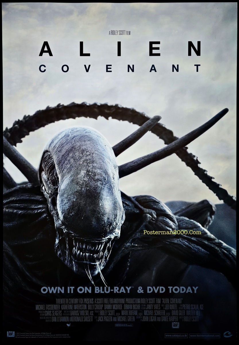 Alien: Covenant เอเลี่ยน โคเวแนนท์ (แบบ Blu-Ray & DVD ) – Posterman 2000