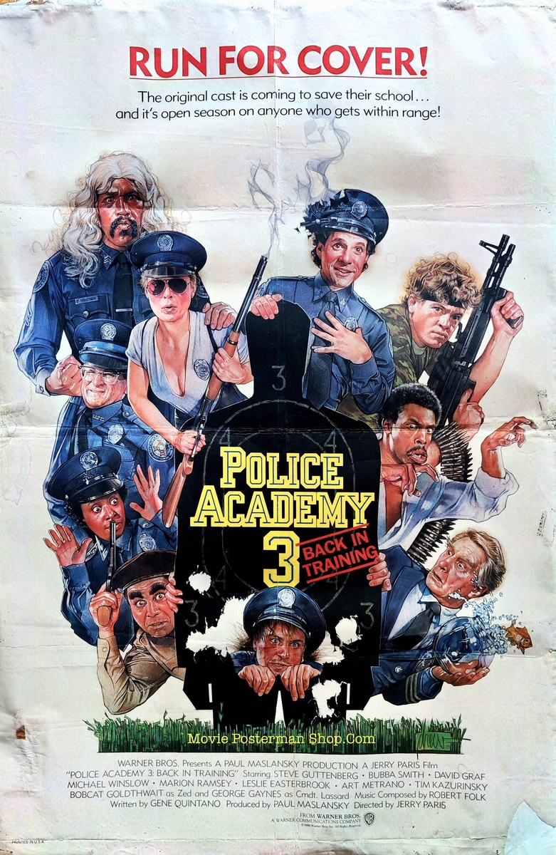 Police Academy 3: Back in Training โปลิศจิตไม่ว่าง 3 – Posterman 2000