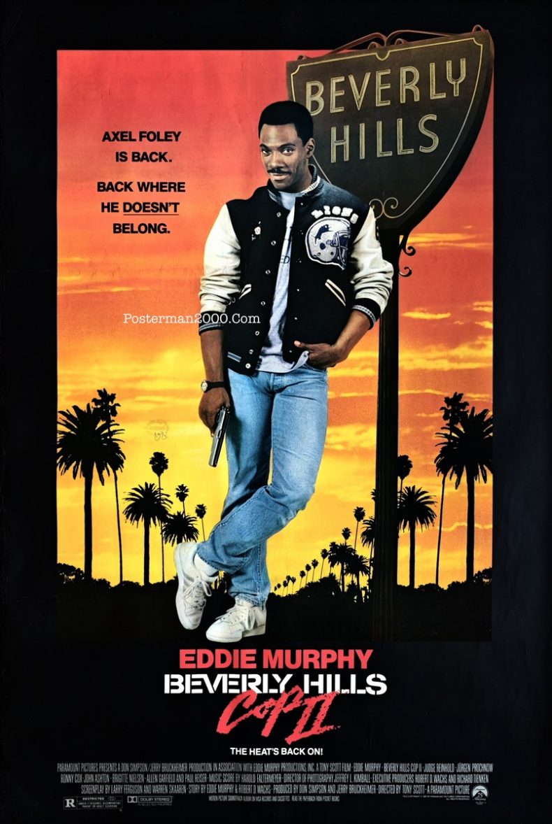 Beverly Hills Cop II โปลิศจับตำรวจ 2 ตอนปราบโจรสาวสุดแสบ – Posterman 2000