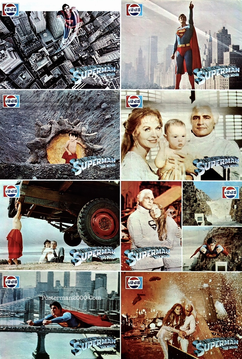 Superman showcard