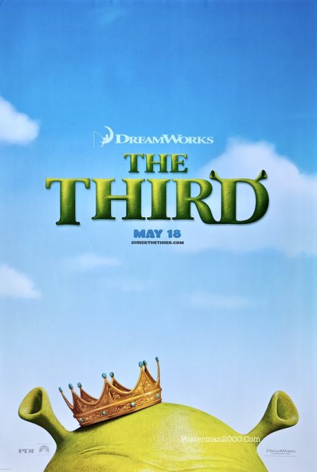 Shrek the Third เชร็ค 3 (แบบแรก) – Posterman 2000